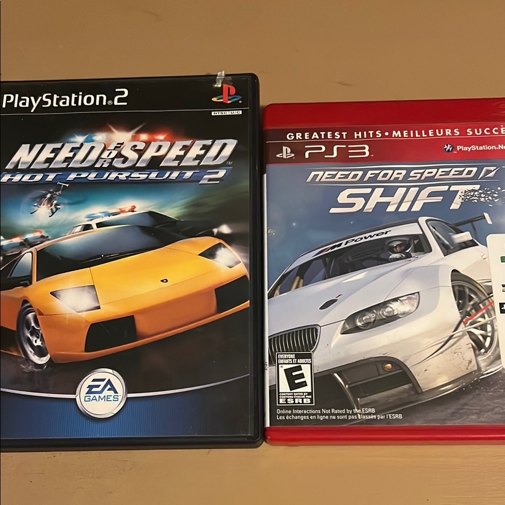 Need for Speed Hot Pursuit 2 and Shift Bundle for PlayStation